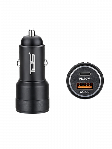 Зарядка в прикуриватель PD/QC 3.0 TDS TS-CAU55